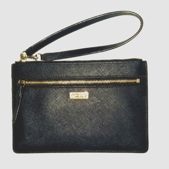 kate spade Handbags - Kate Spade Black Leather Wristlet